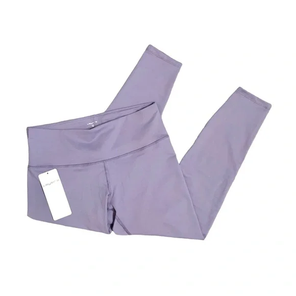 ❌SOLD❌ Layer 8 Everyday Legging High Rise 7/8 Athletic Tummy Control Purple Med - Picture 3 of 9